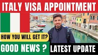 Italy VISA Appointment Latest Update | How to Get Italy Embassy VISA Appointment from PAKISTAN?