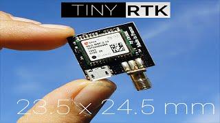 TINY RTK : The world smallest RTK GPS with u-blox NEO-M8P !