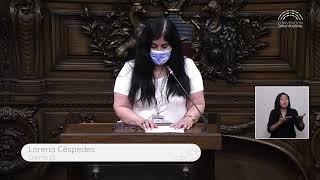 Lorena Céspedes - Discurso de apertura Convención Constitucional - 18/10/2021