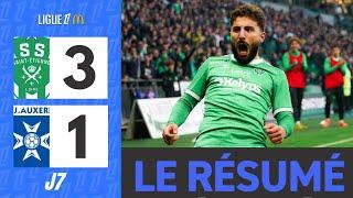 Saint Etienne - Auxerre | 3-1 | Le Résumé | Ligue 1 2024-25