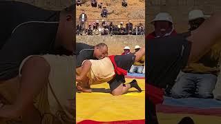 Wonderful Men's Freestyle Traditional Wrestling Match Kushti: Two Heavyweights Battle it Out #Wrestl