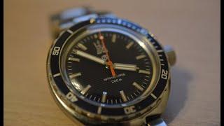 Review of the Vostok Amphibia Neptune 960728 1st gen on the bracelet.