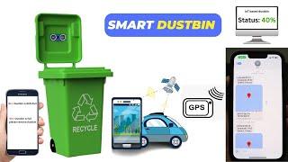 Smart Dustbin With GPS Location | GSM