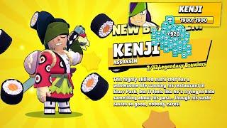 OMG! KENJI NEW LEGENDARY BRAWLER!! LEGENDARY FREE GIFTS!! BRAWL STARS NEW UPDATE  GIFTS!