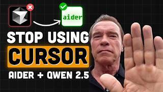 Aider + Qwen 2.5 Coder : STOP PAYING for CURSOR with this Free Alternative