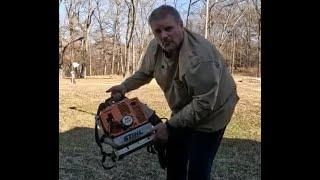 Stihl BR 400 backpack blower 24-25 years old, hasn't been ran in 5 years. Stihl running!