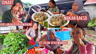 PULANG KERUMAH, CEK TANAH, BELANJA SAYUR DIWARUNG, NGAJAKIN MAMAK E DAN ADEK IPAR MAKAN BAKSO ‼️