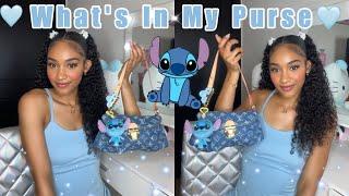 What’s In My Purse  Louis Vuitton Denim Pleaty