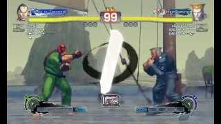 Omega mode SF IV battle: Dan(Zeeviz) vs Guile(o01345yhggt)- 24.12.2014