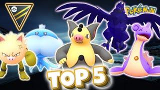 ¡TOP #5 MEJORES EQUIPOS! PARA SUBIR DE RANGO EN LA LIGA ULTRA | PC-2500 | (PVP) #pokemongo