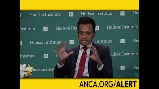 Vivek Ramaswamy Discusses Azerbaijan's Ethnic Cleansing of Artsakh Armenians at Hudson Institute