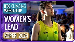 IFSC Lead Finals | Koper | Women's | 2024