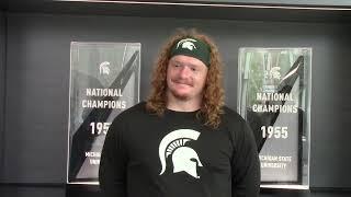 Michigan State center Tanner Miller training camp update (8-15-24)