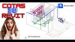 Cotas en vistas 3D en Revit