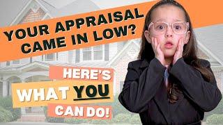 What To Do If Your Appraisal Comes In Low (Tips from a 5-Year-Old!)