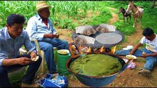 PIPIAN o Mole Verde para comer en la SIEMBRA con los Trabajadores