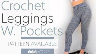 How to Crochet: Leggings w. Pockets | Pattern & Tutorial DIY