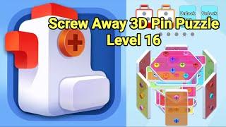 Screw Away 3D Pin Puzzle Level 16