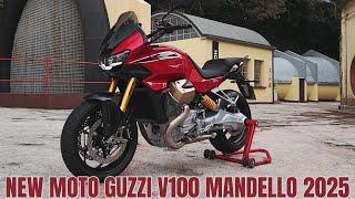 V100, Graphics and Surfaces Also New | New Moto Guzzi V100 Mandello 2025