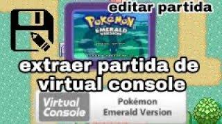 como extraer y editar partidas de juegos virtual console en 3DS