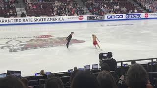 Skate America 2021 Alexa Knierim and Brandon Frazier short program