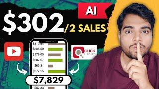 YouTube: Earn $150/Sale Using Ai Affiliate Marketing | 100% Free Click-bank 2024 (Hindi)