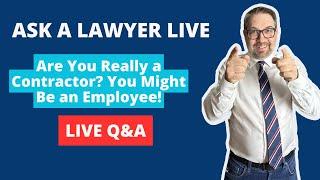 Episode 17: Independent Contractor or Employee? Know Your Rights  | Ask a Lawyer Live