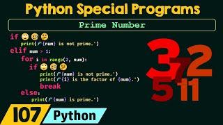 Python Special Programs - Prime Number