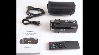 How to unbox, setup and use your new Vivitar 4k camcorder (dvr4k)