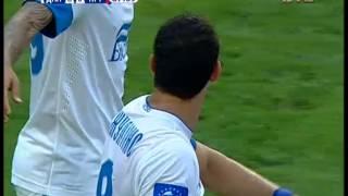 Днепр - Ильичевец - 6:0. Гол: Евгений Шахов (87')