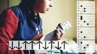 How to play Pink's Sober on ukulele. Как играть Pink - Sober на укулеле.