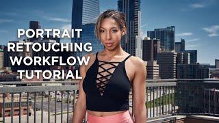 Portrait Retouching Workflow Using Frequency Separation!