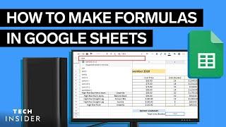 How To Make Formulas In Google Sheets