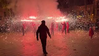 Pre-Christmas fireworks, Barcelona Dec 2021