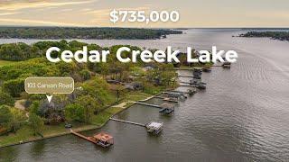 Ultimate Lakefront Retreat: Cedar Creek Home with Private Dock & Stunning Views