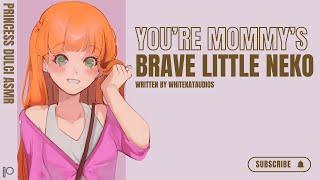 Mommy's Brave Little Neko / F4M / ASMR / Love you / headpats / hurt listener