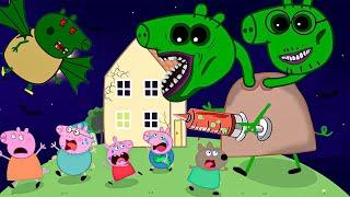 Zombie Apocalypse, Zombies Appear ATTACK Peppa At House ‍️ | Peppa Pig Funny Animation