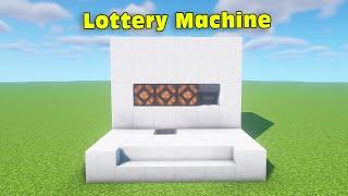 Minecraft: Redstone Lottery Machine Working Build Hack (Easy)