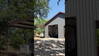 40x40 Texas Metal Building #garage  #Metalbuildings #steelbuildings