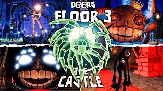 ROBLOX DOORS Floor 3 - All Jumpscares + All Bosses | P6ul's DOORS |