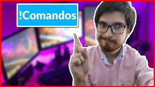 Como poner comandos en twitch