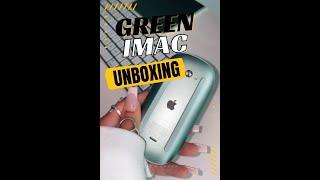 Apple iMac UnBoxing 2022 | Green iMac UnBoxing + First Impressions! 