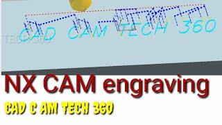 NX CAM engraving|| siemens text programme || NX engraving