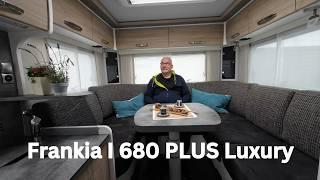 Frankia I 680 PLUS Luxury - Hecksitzgruppe - nur 7 m Länge - Vollintegriert - wir waren überrascht!!