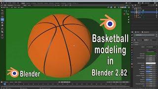 How To Make Basketball In Blender 2 82 / Basketball modeling tutorial in Blender