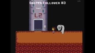 All W.D. Gaster encounters in Undertale