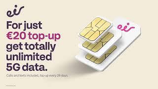 eir mobile - For just €20 top-up get totally unlimited 5G data.