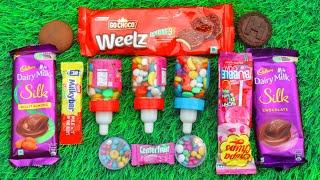 So many lot's of candies | satisfying mixing candy, dairy milk and kit kat chocolate video |