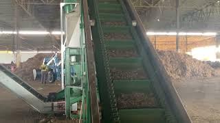 Bolida Rotexmaster Wood Pellet Machine EFB Pellet Working Video.