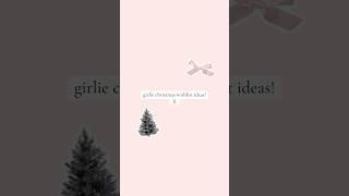 girlie + aesthetic christmas wishlist ideas!! 🩰